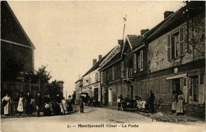 CPA AK MONTJAVOULT - La Poste (259744)