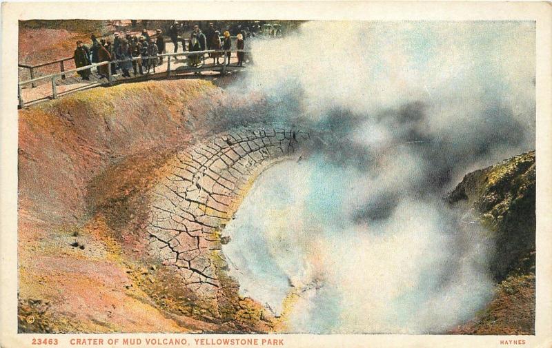 Crater of Mud Volcano at YELLOWSTONE NATIONAL PARK Postcard
