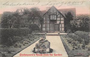 BR65054 shakespeare s house from the garden stratford upon avon  uk