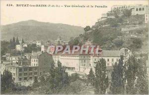 CPA Royat les Bains (P de D) vue générale et le Paradis