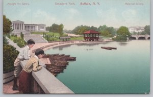 Albright Art Gallery~DE Park~Hist Society~Buffalo~Kids~Water~Polychrome~PM 1908