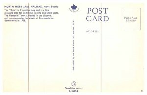 Postcard PIER SCENE Halifax Nova Scotia NS AR4338