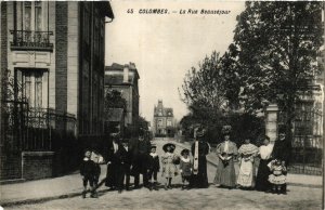 CPA COLOMBES La Rue Beauséjour (413440)