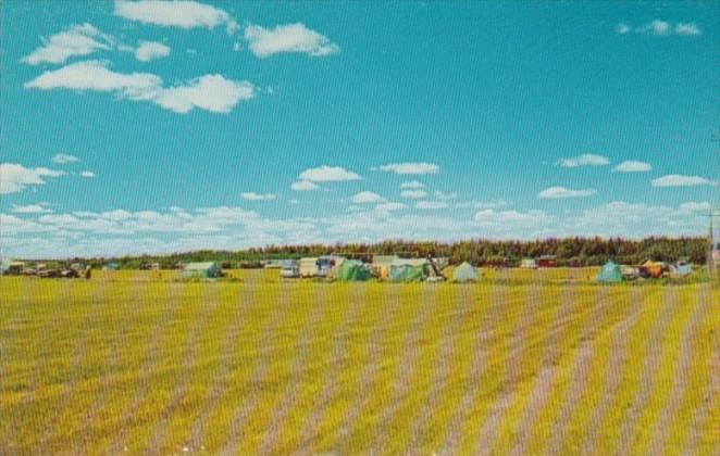 Canada Camping Grounds At Parlee Beach Provincial Park At Point De Chene Near...