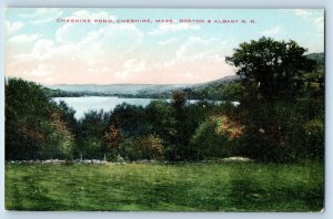 Cheshire Massachusetts MA Postcard Cheshire Pond Boston & Albany RR 16 c1910