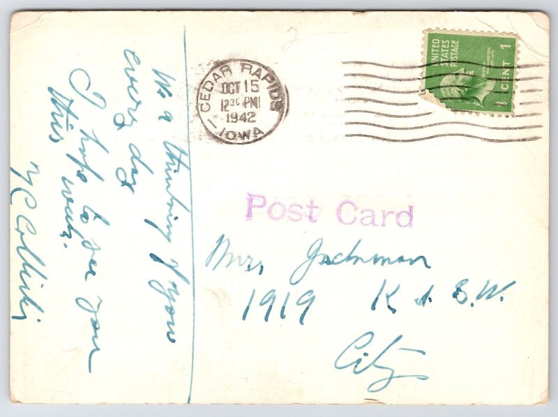 Cedar Rapids St James Methodist~Mrs Jackman Missed~Scripture Portions~Collister