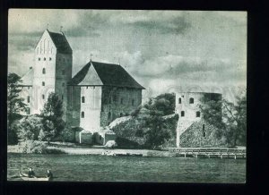 208803 Lithuania TRAKAI Island Castle old postcard