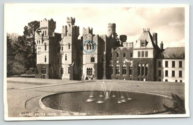 FOREIGN Cong Ireland Ashford Castle Hotel Vintage Postcard $CRPPC 