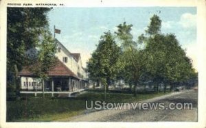 Pocono Farm - Matamoras, Pennsylvania PA Postcard