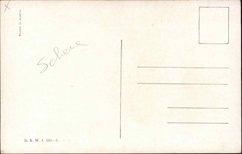 Fritz Schonpflug Comic Mother Gives Bath Father & Boys c1915 Postcard