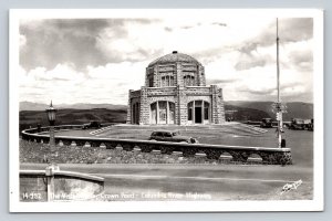 RPPC The Vista House Crown Point Columbia River Highway VINTAGE Postcard 1291