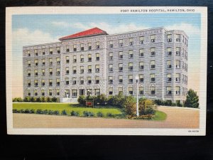 Vintage Postcard 1936 Fort Hamilton Hospital, Hamilton, Ohio (OH)