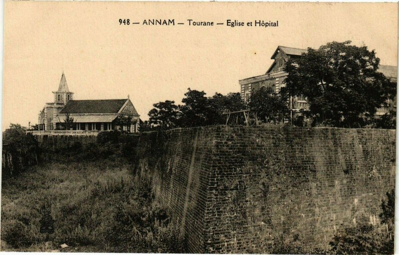 VIETNAM INDOCHINE - Annam - Tourane - Eglise et Hopital (190305)