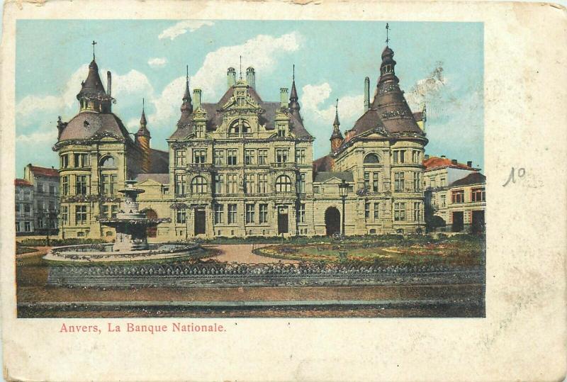 Lot 3 early postcards Antwerp 1900s Belgium
