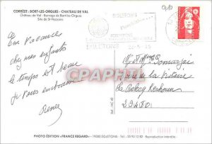 Postcard Modern Correze Bort Organ Chateau Val Dam Bort Orgies site of St Naz...