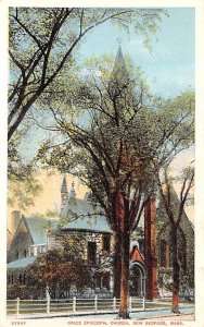 Grace Episcopal Church New Bedford, Massachusetts MA Postcard