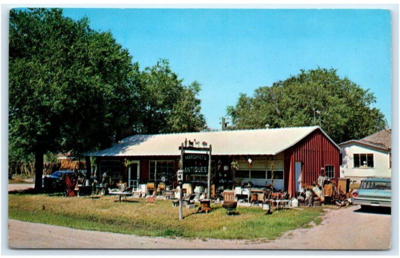 NORTH PLATTE, NE Nebraska ~ Lincoln Highway~ MARGARET'S ANTIQUES c1960s Postcard 