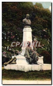 Old Postcard Chartres Statue Christmas Batiny