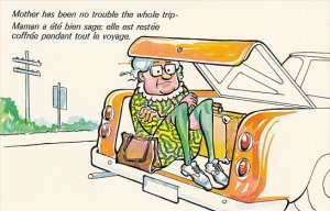 Humour Holiday Time Les Vacances Mother Has Been No Troube The Whole Trip