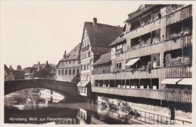 Germany Nuernberg Blick zur Fleischbruecke Photo