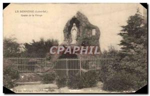 Old Postcard La Bernerie Grotto of the Virgin