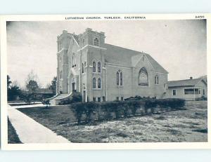 Unused W-Border CHURCH SCENE Turlock California CA G3739