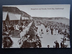 SCARBOROUGH Bungalows & Parade NORTH BAY c1913 RP Postcard by Valentine