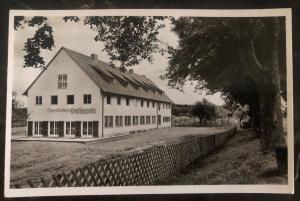 Mint Germany Real Picture Postcard RPPC Graf Zeppelin Hostel Friedrichshafen