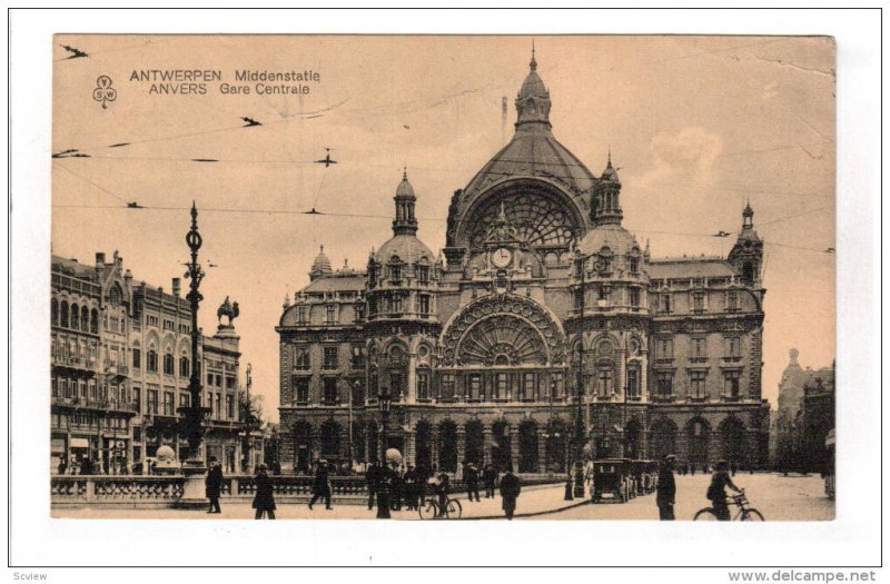 ANVERS, Belgium, PU-1923; Gare Centrale