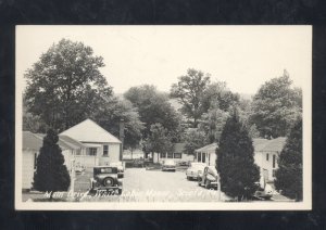 RPPC SCIOTA PENNSYLVANIA PA. WHITE CAMP OLD CARS VINTAGE REAL PHOTO POSTCARD