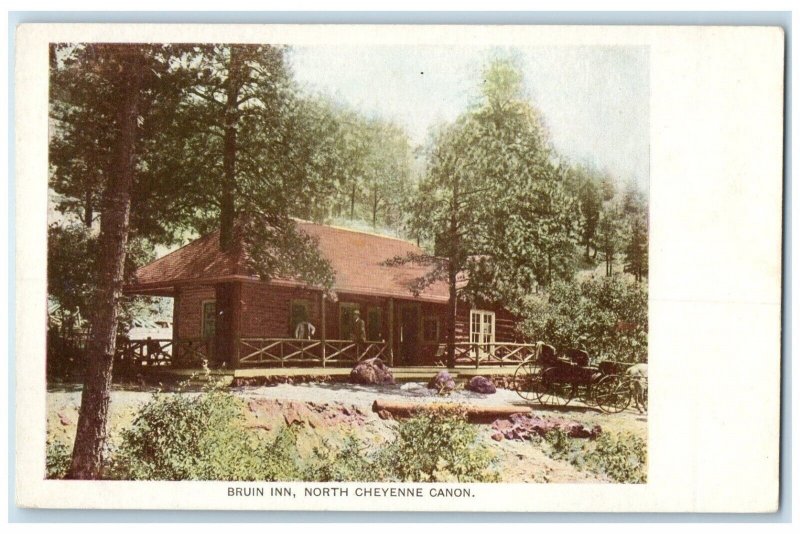 c1905 Bruin Inn North Cheyenne Canon Colorado Springs Colorado CO Postcard