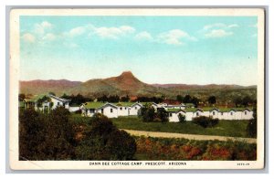 Dann-Dee Cottage Camp Prescott Arizona Scenic View c1932 Postcard