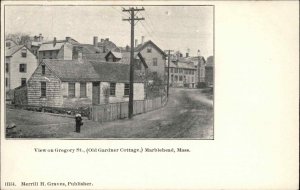 Marblehead Massachusetts MA Gregory Street Gardner Cottage Vintage Postcard