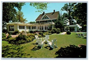 Olney Maryland Postcard Olney Inn White House Exterior View 1960 Vintage Antique