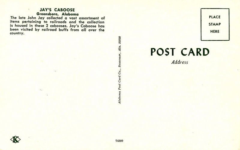 AL - Greensboro. Jay's Caboose
