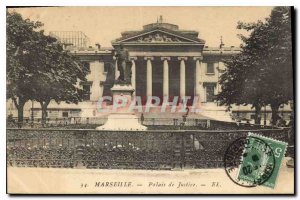 Old Postcard Marseille Courthouse