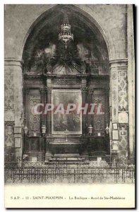 Old Postcard St. Maximin Basilica Altar of St. Madeleine