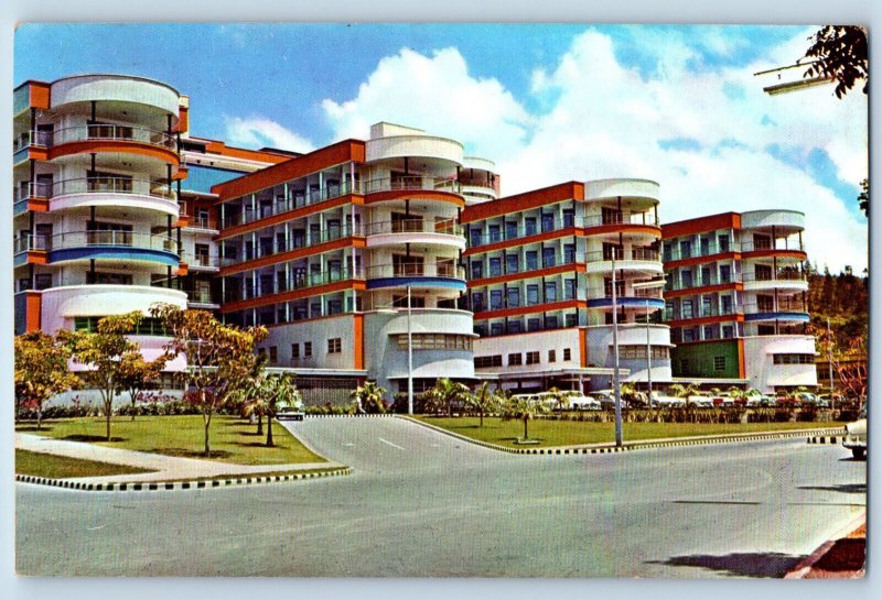 Caracas Venezuela Postcard University City Clinical Hospital 1963 Posted