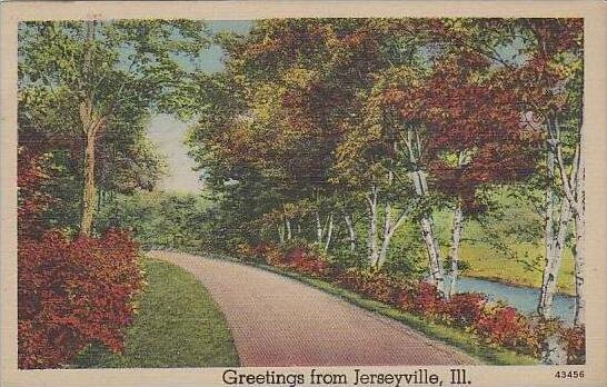 Illinois Jerseyville Greetings From Jerseyville