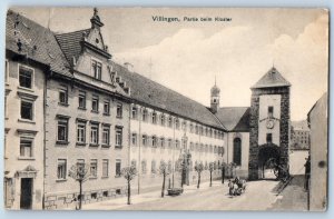 Baden-Württemberg Germany Postcard Villingen Scene near the Monastery c1910