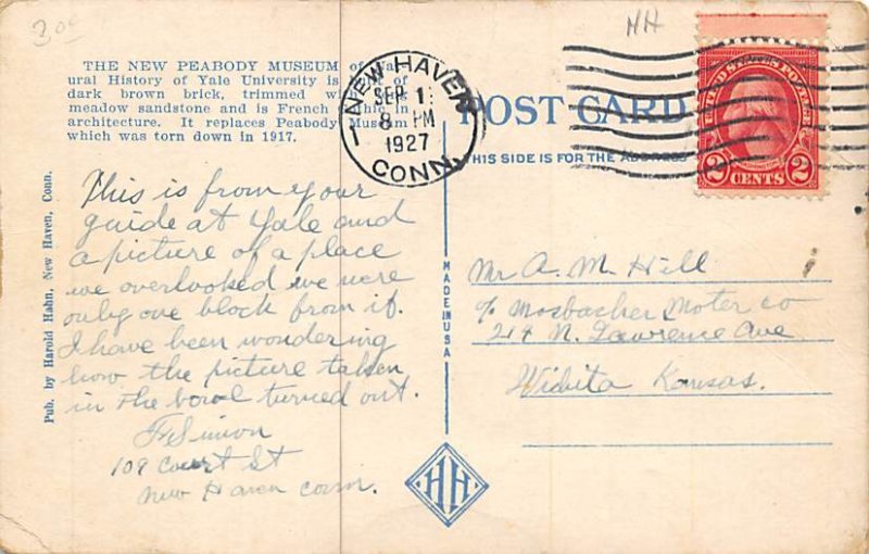 Peabody Museum Yale University  - New Haven, Connecticut CT