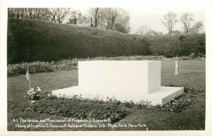 NY, Hyde Park, New York, Grave and Monument of Franklin D. Roosevelt, RPPC