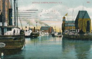Buffalo NY, New York - A Harbor View - pm 1908 - DB