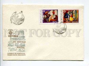 291014 PORTUGAL First Day COVER service history