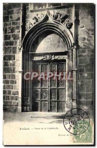 Postcard Old Frejus Cathedral Gate