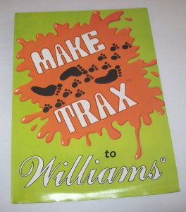 MAKE TRAX LARGE 20 X 13 VIDEO ARCADE MAGAZINE PULL OUT FLYER