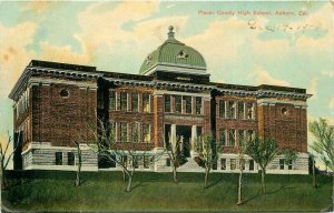 California Auburn Placer County High School Kuief Fleming 1908 Postcard 21-14475