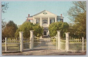 State View~Natchez MS~Rosalie Gate~Entrance To Rosalie State Shrine DAR~Vtg PC