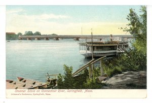 MA - Springfield. Steamer Sylvia on the Connecticut River