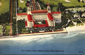 Florida Palm Beach The Breakers Hotel Ocean View Curteich
